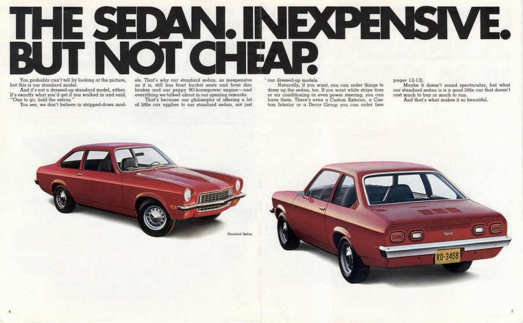 1971 Chevrolet Vega Brochure Page 5